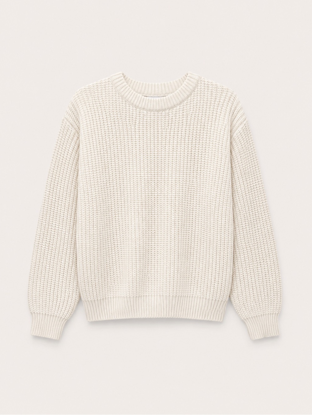 Colours Women's Cream Waffle Knit Sweater